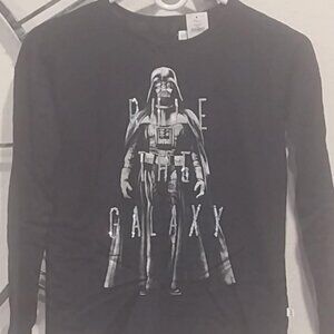 Kids Gap Long Sleeve Darth Vader Rule the Galaxy Shirt, NWT